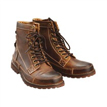 Retro handmade small bay 15551 He Lightening thick bottom Martin boots American locomotive paratrooper boots Footwear Male