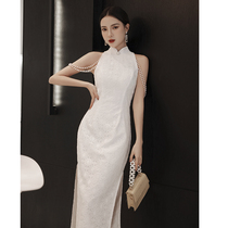Qipao small evening gown with summer improvement Lions dress Girls light extravaganza Extravagant Luxury high-end medium Long Banquet Superior Sensation Host