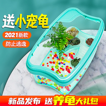 Turtle tank breeding box special landscaping Brazilian turtle small house Villa Box large ecological tank household House