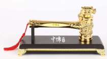Decoration company commencement ceremony supplies Golden egg faucet hammer lettering supreme bronze solid Daji commencement hammer