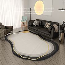 Home Silent Wind Living Room Minimalist Rug Irregular Profiled Light Lavish Bedroom Home Art Ins Sofa Tea Table Mat