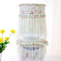 Fields Garden Lace Water Dispenser Hood Subcloth Art Drinking Fountain Cover Two Sets Buckets Hood Dust Cover Cover Cloth Modern Brief