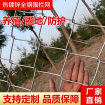 Galvanized mesh barbed wire fence cutting blocking orchard ring segregated orchard ring ground mesh wire mesh slope protection mesh