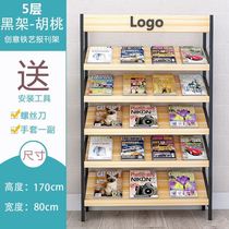 New product iron newspaper magazine display rack single-page brochure office data rack picture book bookshelf landing book