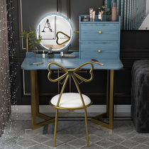 Light extravaganza Nordic Makeup Dresser Imitation Marble Versatile modern minimalist net red ins Bedroom with lamp