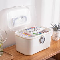 Household multi-storey large medicine box storage box portable student dormitory first aid kit Family Medicine medical box
