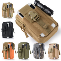  Junsheng outdoor sports molle fishing fanny pack male 5 5 6 inch waterproof mobile phone bag wearing a belt running hanging bag