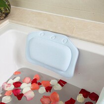 Bath pillow waterproof sponge bathtub pillow tub pillow bath pillow bath head large suction cup non-slip tasteless bathroom