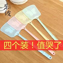 Insect repellent supplies fly swatter artifact lengthy silicone fly artifact large plastic Pat not rotten manual household
