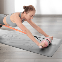 Double Wheel Bodybuilding Wheel Automatic Rebound Roll Belly Machine Bodybuilding Abdominal machine Girls men Home Fitness Abdominal Muscle cardio Exercise Equipment