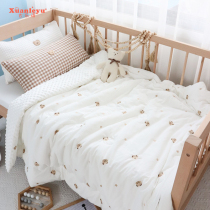 Baby quilt cotton autumn and winter thickening soothing bean is baby children kindergarten quilt Four Seasons Universal