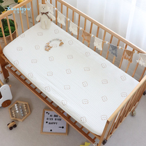 Crib bed hats Korean ins cotton neonate baby mattress cover children sheet cover cotton custom