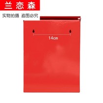 Mailbox locker Wall rainproof outdoor newspaper box with lock wall retro multifunctional complaint American practical home