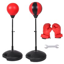 Childrens boxing gloves sandbag set 3-4-7-12-year-old child vertical decompression tumbler home boy toy