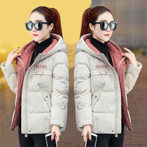 Cotton-padded women's short winter Korean version of loose padded student bread clothing new hooded little down cotton-padded jacket coat