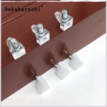 Transparent plate bracket Partition nail Cabinet layer plate bracket Plastic layer plate bracket type accessories