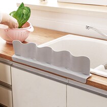 Household sink retaining plate Kitchen sink dishwashing pool splash-proof suction cup water retaining plate strip