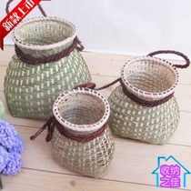 Back Bamboo Basket Back basket Bamboo woven Baby Child Large number Easy hand woven baby Double shoulder back Adults
