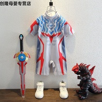 Altman swimsuit boy quick-drying swimsuit Earth warrior Techa boy seaping suit childrens jumpsuit summer