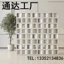 Modeling square hole concrete hollow brick wall mold can be customized paving brick machine brick indoor brick wall
