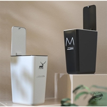 Crevice trash can with cover Household toilet toilet large classification paper basket Simple modern toilet paper bucket Garbage bucket