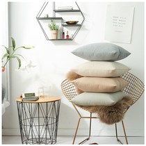 2021 new minimalist Jöru Suede Pillow Cover Without Pillow Core Nordic Holding Pillow Dual-use Sofa Cushions Headgear