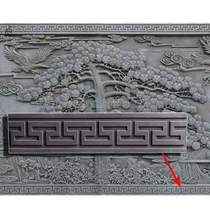 Antique brick carving backgrain line mold Chinese backgrain ten thousand word line T-line Plastic mold line border decoration mold