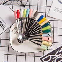 304 stainless steel spoon stirring small tablespoon cute for home eating spoon sweet honey honey seasoning coffee small spoon