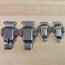 Stainless Steel 304 Double Spring Buckle Wooden Box Industrial Equipment Box Airbox Props Box Beehive Buckle Snap
