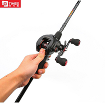 Luya pole set gun handle water drop wheel throwing Rod Makou Rod Makou Rod Luya Rod single Pole beaten Black Road Asian Rod