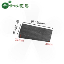 10*28*60 glass pad aluminum alloy curtain wall door and window installation pad height block to help lift clamp adjustable gasket