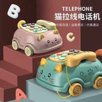 Phone girl landline 1 and a half years old 2 boys baby puzzle early education multifunctional baby simulation children one year old toy