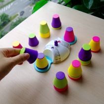Young children improve special forces toy parent-child interactive table tour logic Puzzle Thinking Training Laminated Cup Laminated