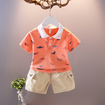 Boy Summer short sleeve suit Baby casual Two sets 1-1-2-3-4-year-old boy handsome and summer clothes baby boy clothing