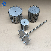 304 stainless steel dispersion plate aperture 6 Ink coating dispersion leaf zigzag mixer dispersion slurry 30-120mm