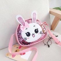 Children's bag female cute princess small bag cartoon rabbit rabbit girl messenger bag girl accessories coin purse tide