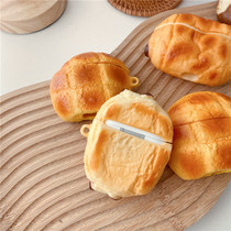 Simulation Bread freebuds4 Headphones for Huawei freebudspro Silicone Soft Shell freebuds4i Food Headphone Set Creative Three Generation Protective case Silicone