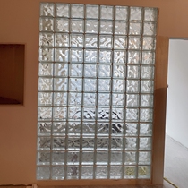Bubble brick porch hot melt kitchen bathroom transparent bathroom Crystal Square Hotel Crystal brick glass brick Super White