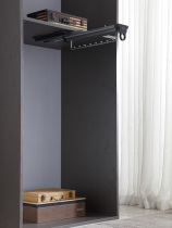 Osford wardrobe Cloakroom hanging rod push-pull hanging device Top-mounted hanging rack Telescopic cabinet multi-function wardrobe
