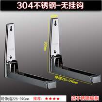 304 stainless steel microwave oven shelf Wall hanger home kitchen storage bracket wall mounted oven shelf