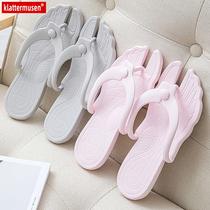 Travel Foldable Slipper Women Travel Portable Non-slip Disassembly Flip-flops Bathing Travel Supplies Outdoor artifact