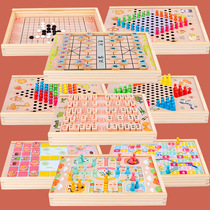 Flying chess Checkers Multi-function game Chess educational toys Childrens colosseum chess board Student adult game