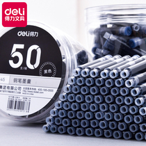 Derri erasable pen ink sac erasable ink gallbladder pure blue primary school students with ink replacement bag universal replacement for boys and girls beginners children positive posture practice with pen ink machine s645