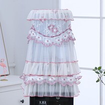 Exquisite lace water dispenser cover household bucket dustproof two-piece fabric does not fade does not shrink does not deform