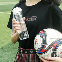tritan net red water cup bottle summer day boys sports large capacity plastic female student portable take-away simple