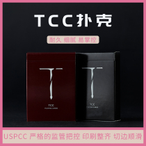 TCC poker T word T Black T Red T flower cut magic practice card magic card collection playing card