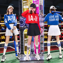 Adult new cheerleading uniforms student dresses Korean jazz dance costumes domineering costumes female dancing clothes