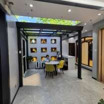 Wuhan Hanxi Shopping Mall Junfu New Emgrand Doors and Windows JF-V6 Inclined Top Sunlight Room Top xdh-7 Simple and Luxury