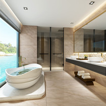 (Nanming) Dongpeng Flino AP12FLN4 simple gray tile floor tile marble wall tiles