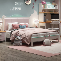 Pimas childrens bed all solid wood princess bed girl single bed childrens furniture girl bedroom bed 1 5 m bed